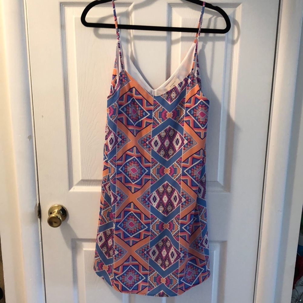 Tribal Print A-Line Cami Dress NWT